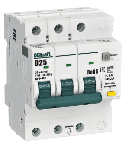 Изображение товара Автомат DEKraft 16484DEK для защиты электросетей 16А
