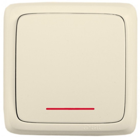 Изображение товара Выключатель одноклавишный HEGEL ВА16-114-01 для бытового и промышленного использования