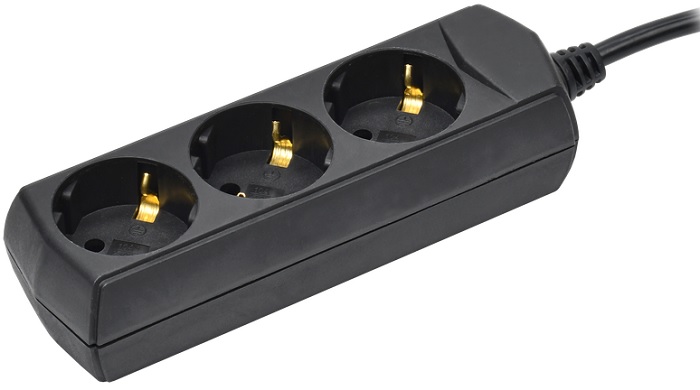 

Удлинитель сетевой GENERICA WYP10-10-03-05-Z-K02-G У03 5м (3 розетки) черный (пакет ПЭ), WYP10-10-03-05-Z-K02-G