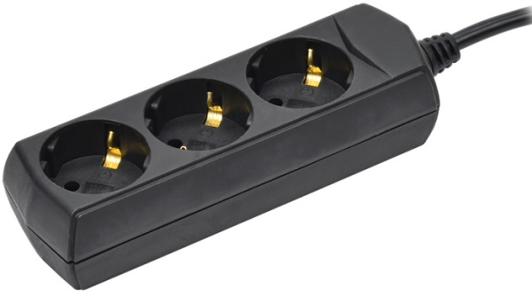 Изображение товара Удлинитель GENERICA WYP10-10-03-05-Z-K02-G 3 розетки 5 метров IP20