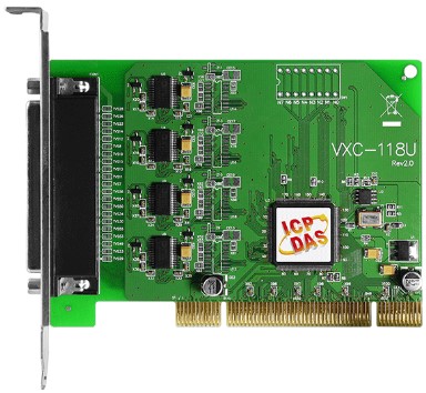 

Плата ICP DAS VXC-118U Universal PCI, Serial Communication card with 8 RS-232 ports (RoHS)Includes one CA-PC62M D-Sub connector., VXC-118U