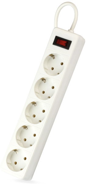 Изображение товара Сетевой фильтр SmartBuy SBSP-50-W с защитой от перенапряжения и короткого замыкания