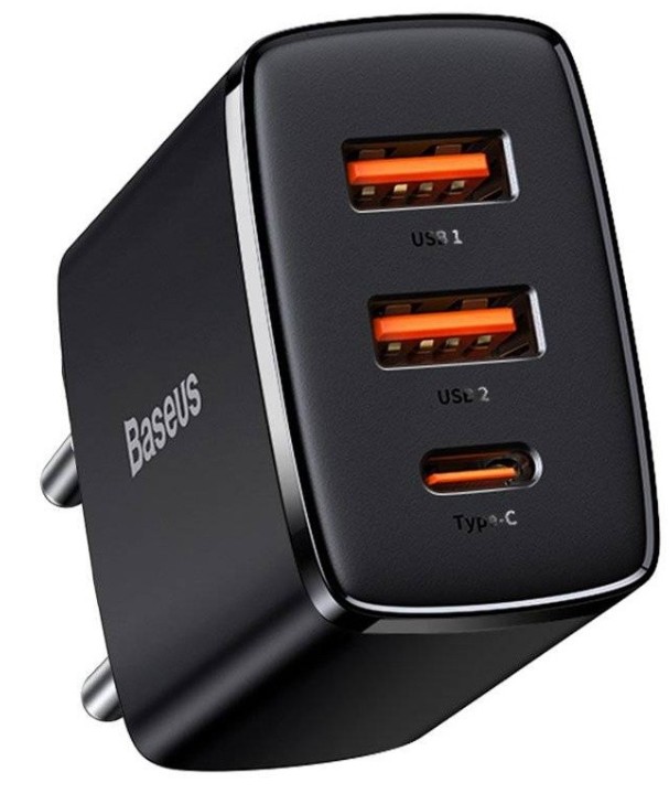 

Зарядное устройство сетевое Baseus CCXJ-E01 Черный (для телефонов/для планшетов/для наушников/для умных часов и/или браслетов, разъем подключения отсу, CCXJ-E01