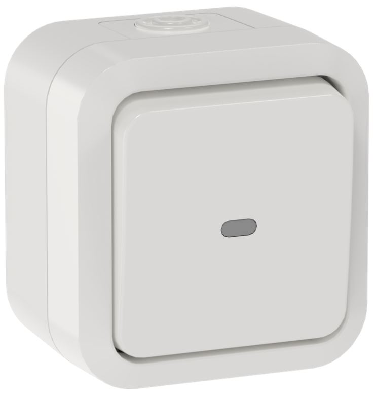 

Переключатель одноклавишный IEK TS-V10-1-10-55-K01 TORS с индикацией 10А IP55 TS302 белый, TS-V10-1-10-55-K01