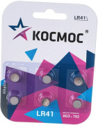 фото Батарейка  Космос KOCG3(LR41)BL6