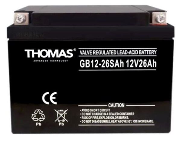 Изображение товара Батарея Thomas GB12-26S - надежное аккумуляторное решение для дома и промышленности