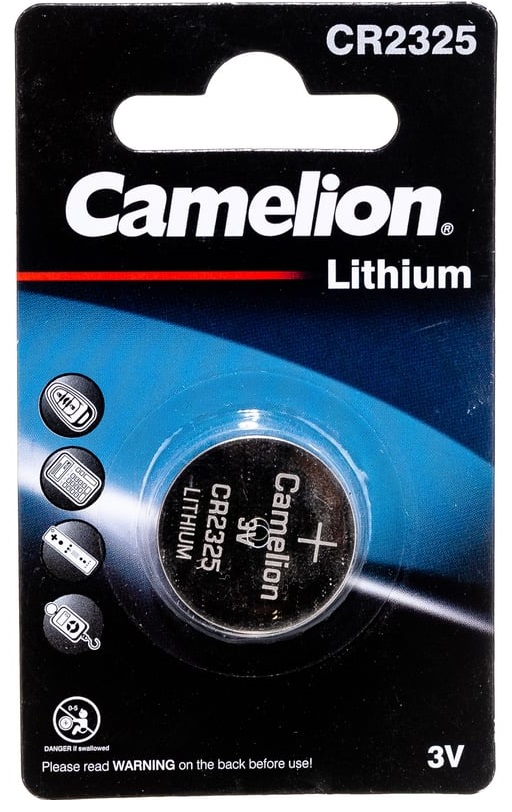 

Батарейка Camelion CR2325 BL-1 CAMELION 5112 (CR2325-BP1, батарейка литиевая,3V), CR2325 BL-1