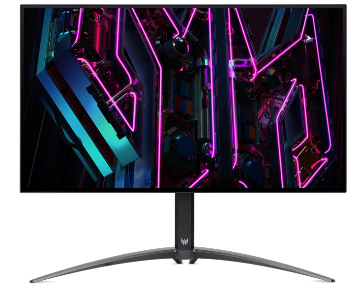 

Монитор 26,5" Acer Predator X27Ubmiipruzx UM.HXXEE.001 OLED, 2560x1440, 0,01/0,03 мс, 1000 кд/м2, 240Hz, 2xHDMI, DP, Type-C(90W), Audio out, USB 3.2x2, Predator X27Ubmiipruzx