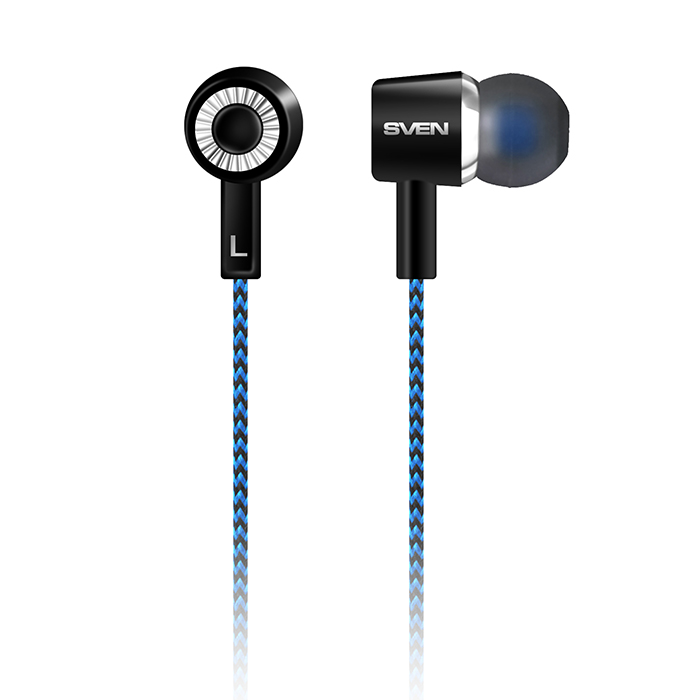 

Наушники Sven E-106 SV-015398 black/blue, E-106