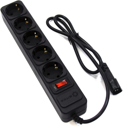 Изображение товара Сетевой фильтр 5bites SP5B-110U - 5 розеток, огнеупорный пластик