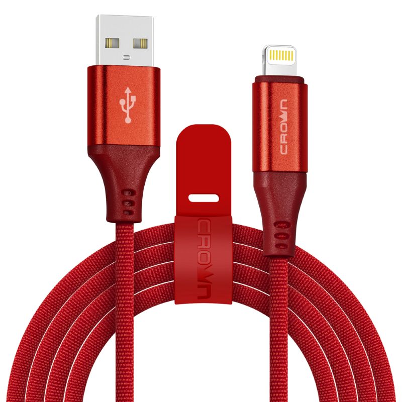 

Кабель Crown CMCU-3103L CM000003300 USB - Lightning red, CMCU-3103L