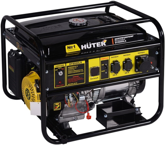 Изображение товара Генератор бензиновый Huter DY8000LX