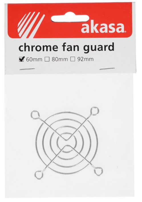 

Решетка AKASA MG-06 для вентиляторов 60x60мм, сталь, MG-06