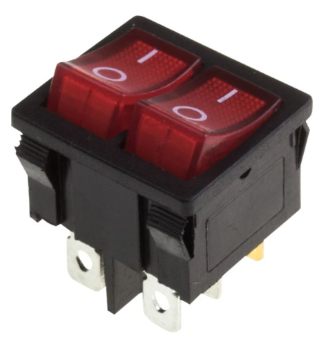 Изображение товара Выключатель клавишный Rexant 36-2160 для электрических цепей