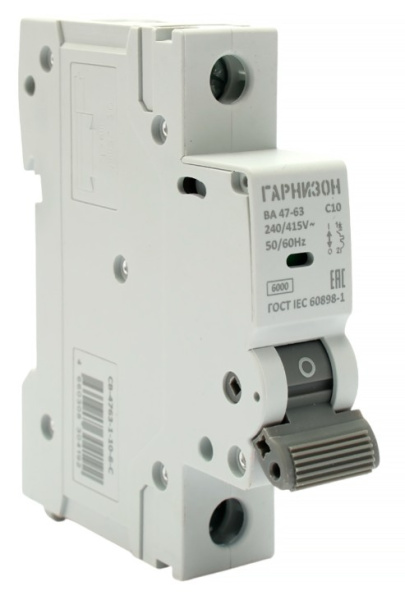 Автоматический выключатель Гарнизон CB-4763-1-10-6-C