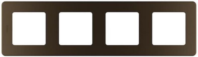 

Рамка Legrand 673969 Inspiria бронза - 4 поста, 673969