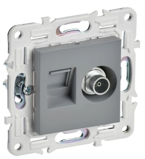 Изображение товара Мультимедийная комбинированная розетка SKANDY SK-AK20-2-K03