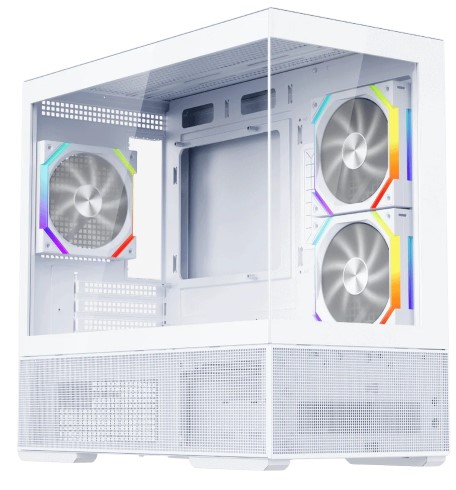 

Корпус mATX 1STPLAYER CV6 ARGB CV6-WH-2FAR-W-2FH7R-W-1FH7-W без БП, CV6 ARGB