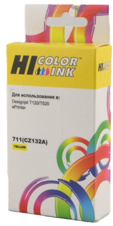 

Картридж Hi-Black 220121913 (HB-CZ132A) для HP DJ T120/T520, №711, 26 мл., Y, 220121913