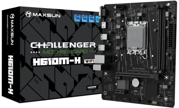 фото Материнская плата mATX MAXSUN MS-Challenger H610M-H V1 WIFI в Уфе