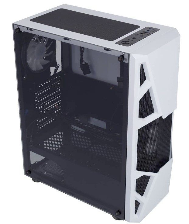 

Корпус ATX FORMULA CL-3303W белый, без БП, боковая панель из закаленного стекла, 2*USB2.0, USB3.0, audio, CL-3303W