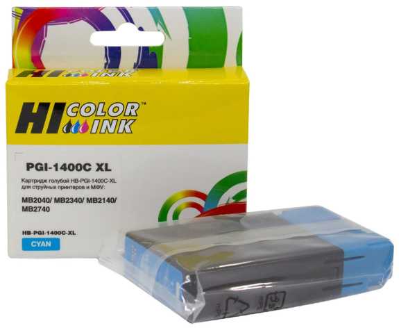 Изображение товара Картридж Hi-Black HB-PGI-1400XLC совместимый с Canon MAXIFY серии
