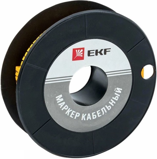

Маркер на кабель EKF plc-KM-4-7 4,0 мм2 "7" (500 шт.) (ЕС-2), plc-KM-4-7