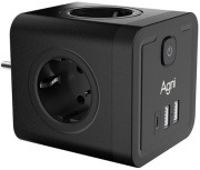 фото Разветвитель  AGNI TP-WJ3U4E-C-black
