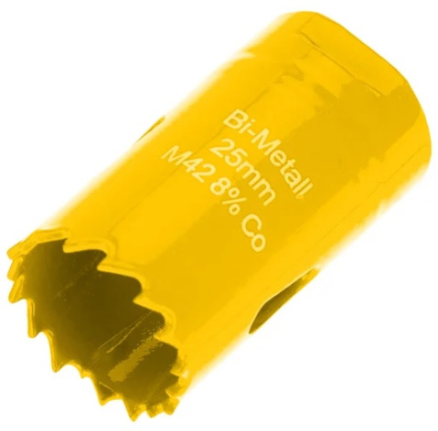 Изображение товара Коронка биметаллическая KRANZ KR-92-0211 25 мм для сверления в дереве металле пластике