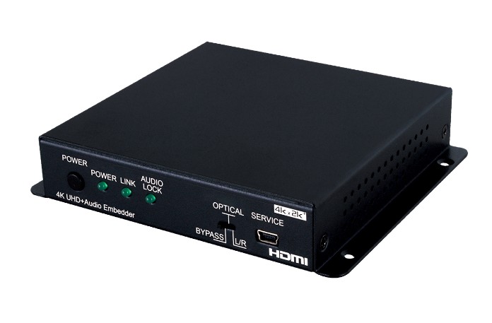

Эмбеддер Cypress CPLUS-V11PI аудиосигналов в HDMI до 4096x2160/60 (YUV 4:4:4) c HDCP 1.4, 2.2 и расширенным EDID, CPLUS-V11PI