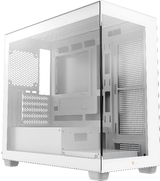 

Корпус mATX Ocypus Gamma C52 белый, без БП, боковая панель из закалённого стекла, USB 3.0, 2*USB 2.0, Gamma C52