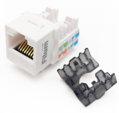 фото Модуль Keystone RJ45 UTP Filum FL-KJ-U5E-WT-90 в Волгограде