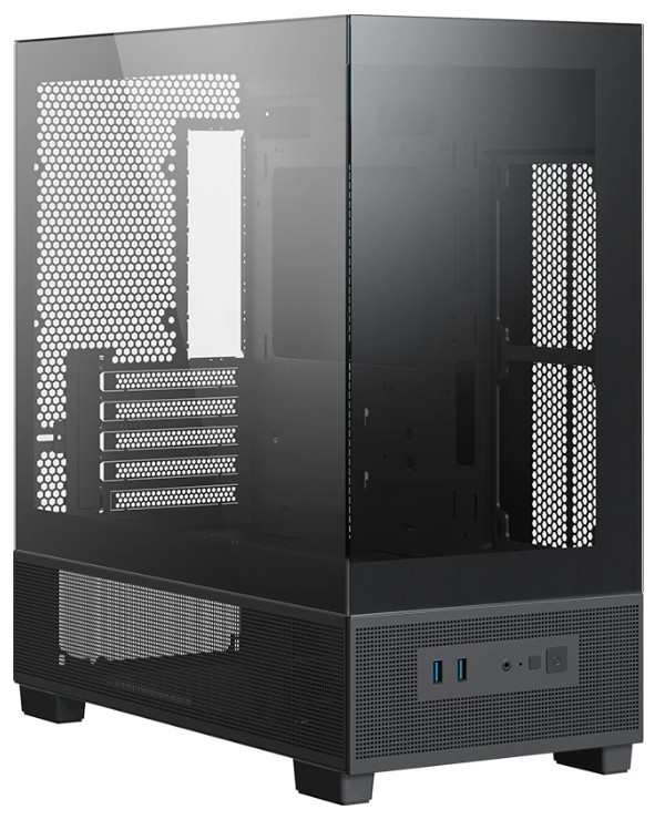 

Корпус mATX Xastra Q500M-0F черный, без БП, 2*USB 3.0, Q500M-0F