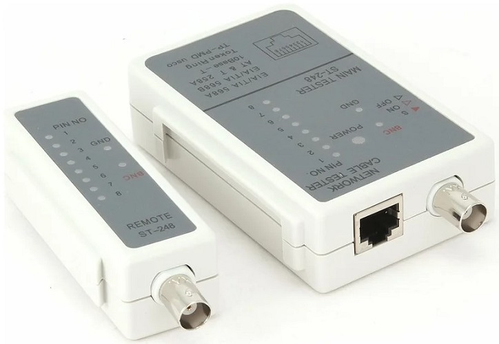 

Тестер-сканер Cablexpert NCT-1 для RJ-45, RG-58, NCT-1