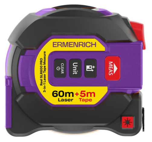 Изображение товара Профессиональная лазерная рулетка Ermenrich Reel SLR600 PRO 86175