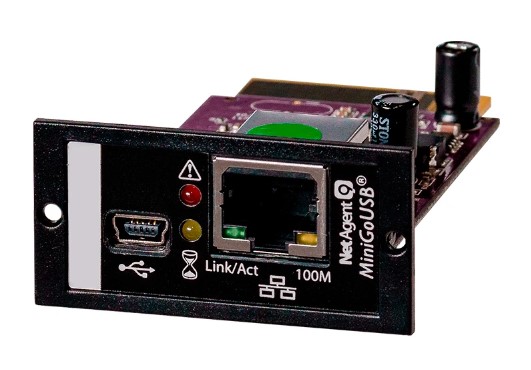 

Карта Парус электро DS806 удаленного управления 2-портовая, SNMP v2/3, mini USB для ИБП "Связь инжиниринг", DS806