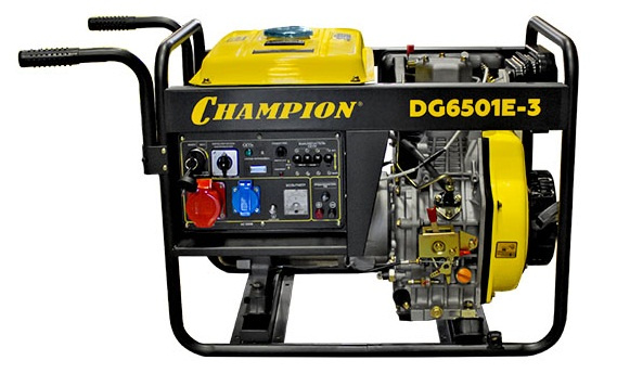 Изображение товара Генератор дизельный CHAMPION DG6501E-3