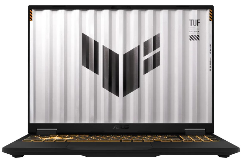 

Ноутбук ASUS TUF Gaming F16 FX608JPR-RV048 90NR0NG1-M005K0 i7-14650HX/32GB/1TB SSD/GeForce RTX 5070 8GB/16" WUXGA IPS/WiFi/BT/cam/noOS/Grey, TUF Gaming F16 FX608JPR-RV048