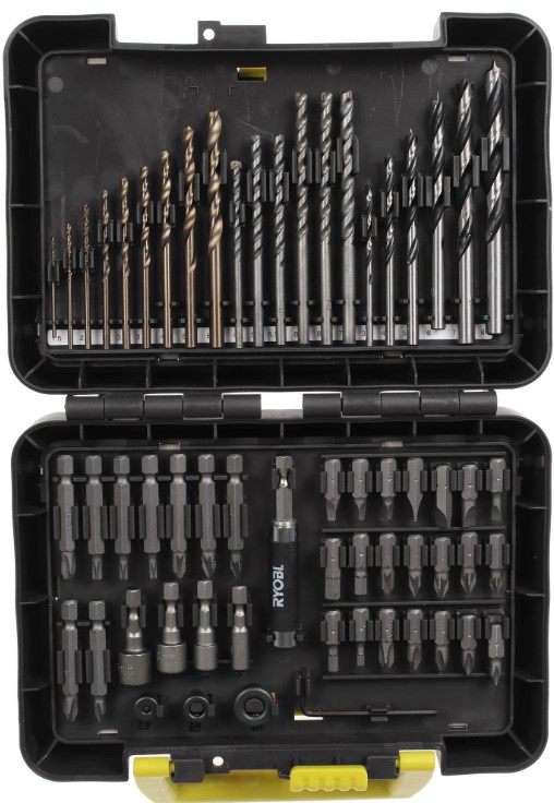 

Набор бит Ryobi RAK60DDF 5132002248 со сверлами 60шт, RAK60DDF