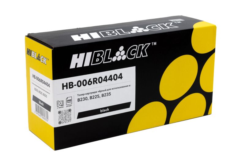 

Тонер-картридж Hi-Black HB-006R04404 для Xerox B230/225/235, 6K, HB-006R04404