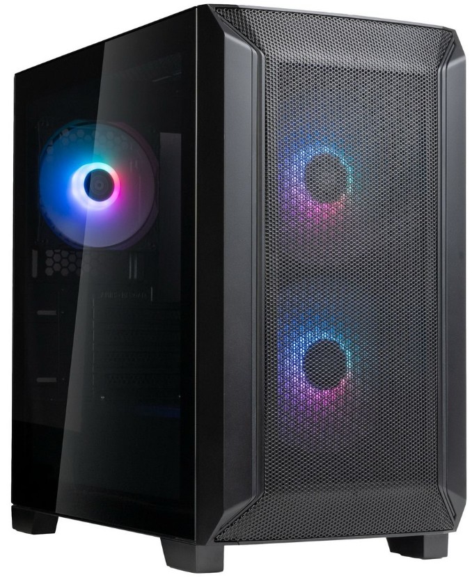 

Корпус mATX SilverStone SST-FA312X-BG G41FA312XBG0020 без БП, боковая панель из закалённого стекла, 2*USB 3.2, SST-FA312X-BG