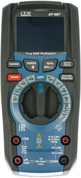 фото Мультиметр цифровой CEM DT-987 в Омске
