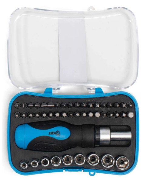 Изображение товара Набор битов КВТ 78709 - широкий спектр TORX, PH, PZ, шестигранные и квадратные