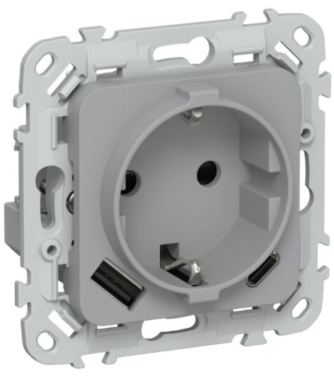 Изображение товара Розетка IEK FLITE FI-R14-16-1-U22-020-K03