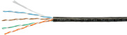 фото Кабель витая пара U/UTP 5e кат. 4 пары  Cabeus UTP-4P-Cat.5e-SOLID-BK-20
