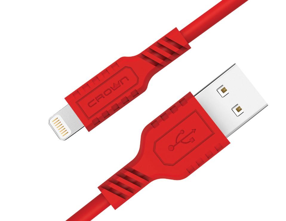 

Кабель Crown CMCU-002L CM000003783 USB - USB Type-C red, CMCU-002L