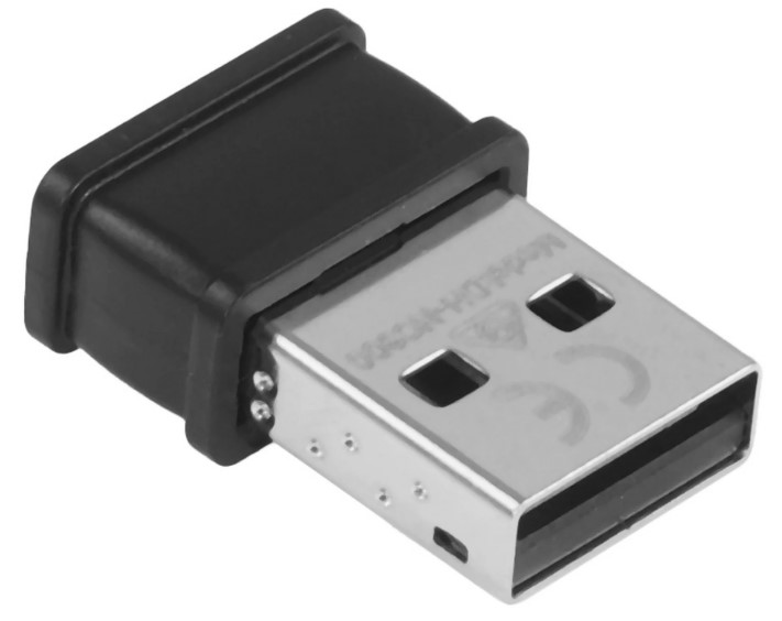 

Сетевой адаптер Dahua DH-NC300 USB, Wi-Fi 2.4 ГГц 802.11AX 300M/MU-MIMO/USB 2.0/черный, DH-NC300