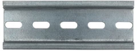 Изображение товара DIN-рейка Rexant 12-8080 перфорированная оцинкованная 800 мм