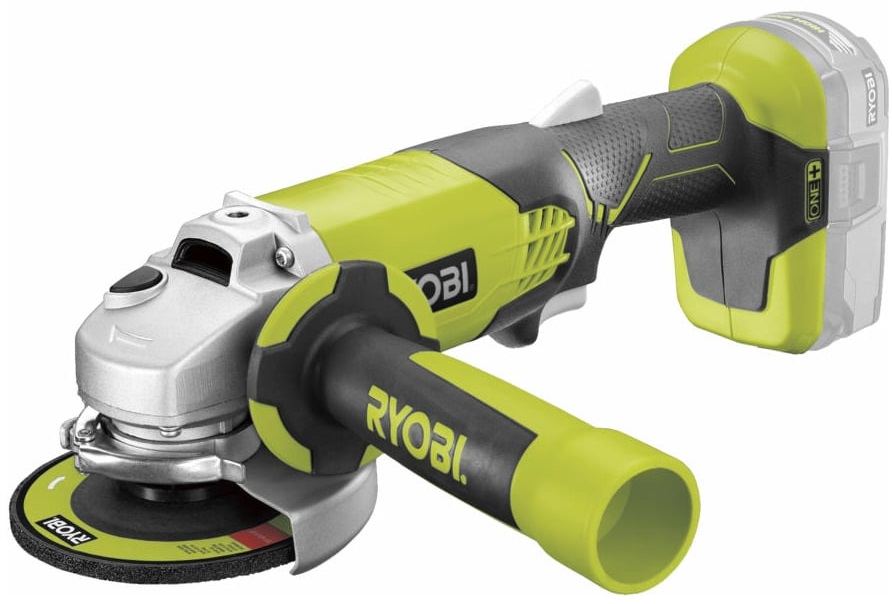 

Шлифовальная машина угловая Ryobi R18AG-0 5133001903 ONE+ без аккумулятора в комплекте, R18AG-0