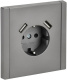 фото Розетка с заземлением с 2 USB  IEK FP-R14-16-U21-D31-K46 в Уфе